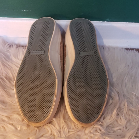 J Crew Seavees Sparkly Rose Gold Sneakers - Picture 3 of 3